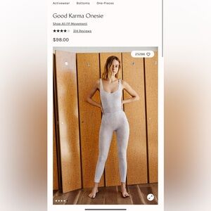 Free People Good Karma Jumpsuit Onesie